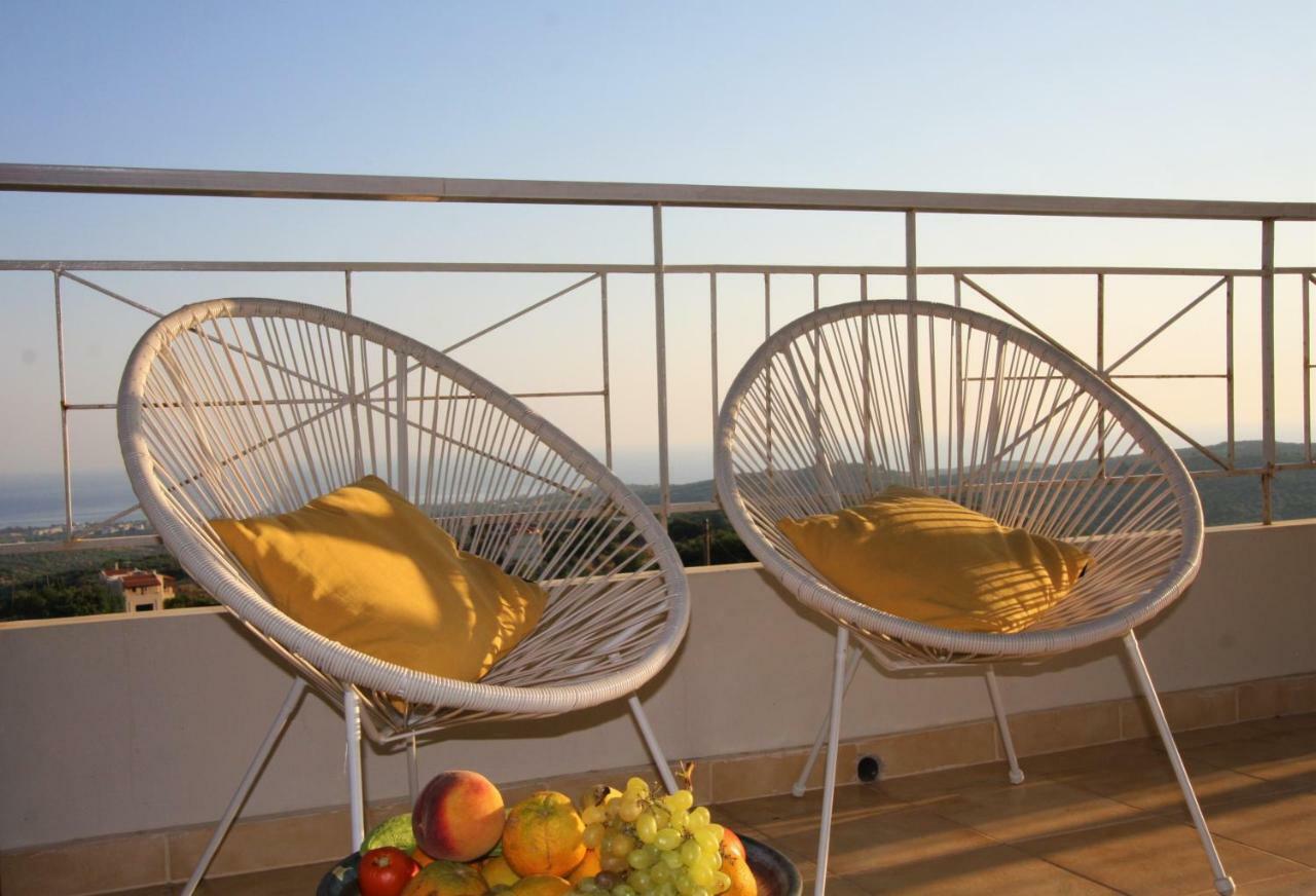 360 Panorama House - Gazing At Horizon And The Stars Of The Galaxy In The Night - Fresh Cool Breeze Most Of The Time - Just 7 Min From The Beach Kournás Exterior foto