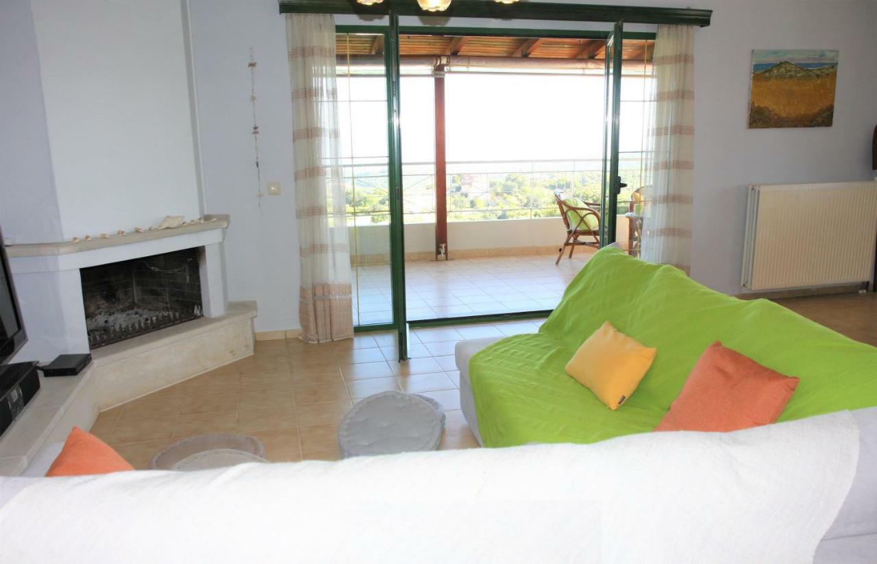 360 Panorama House - Gazing At Horizon And The Stars Of The Galaxy In The Night - Fresh Cool Breeze Most Of The Time - Just 7 Min From The Beach Kournás Exterior foto
